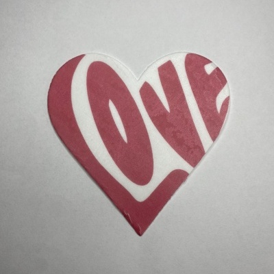 PLACA HOSTIA NAMORADOS CORAÇÃO