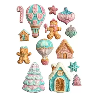 MOLDE SILICONE DOCES DE NATAL