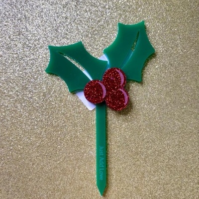 TOPO AZEVINHO ACRILICO 9.5CM