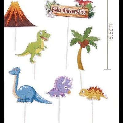 KIT DINOSAUROS 7PCS 18.5CM