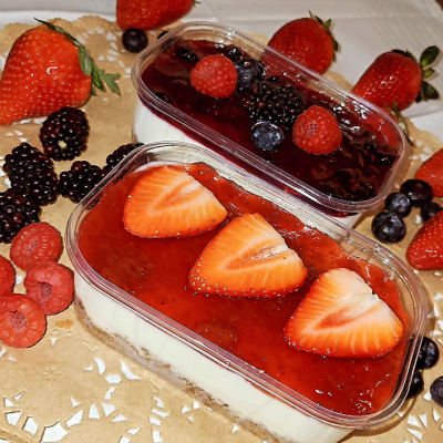 CAIXA PLASTICO DOCES/FRUTA 14X9