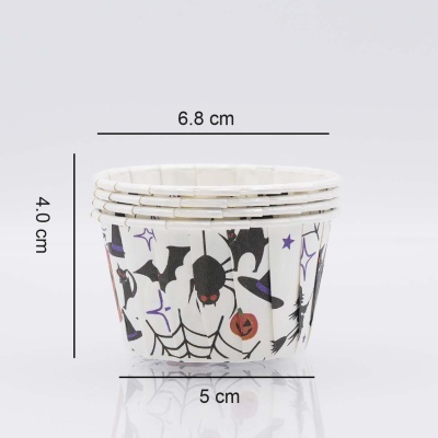 24 Cápsulas Para Cupcake Halloween