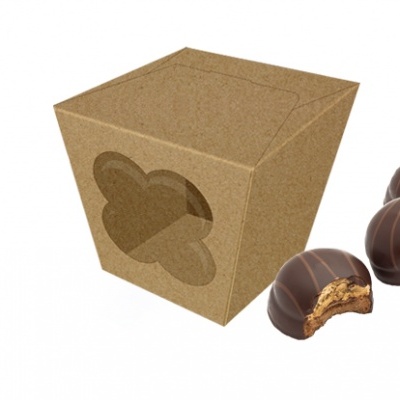 CAIXA KRAFT C\ JANELA FLOR