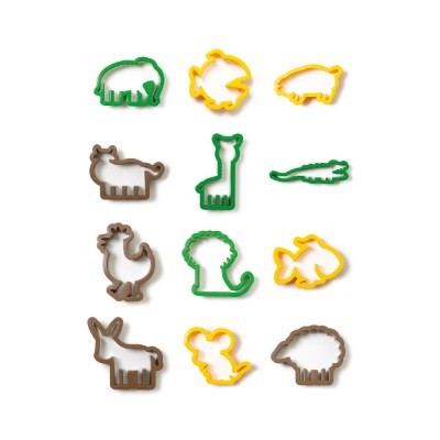 CORTANTE PLÁSTICO ANIMAIS (12 UNID)