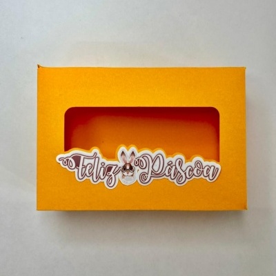 CAIXA PAPEL FELIZ PÁSCOA