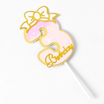 TOPO BOLO NÚMEROS ANIVERSARIO