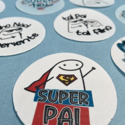 PLACA HOSTIA DIA DO PAI