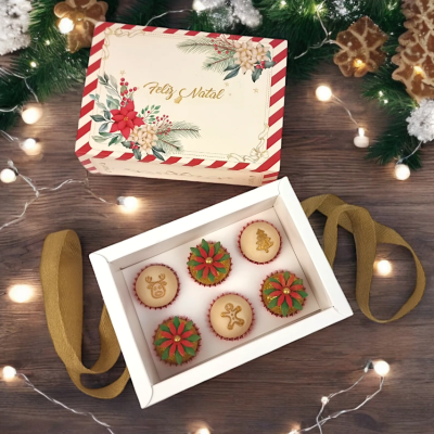 CAIXA FELIZ NATAL 6 BRIGADEIRO