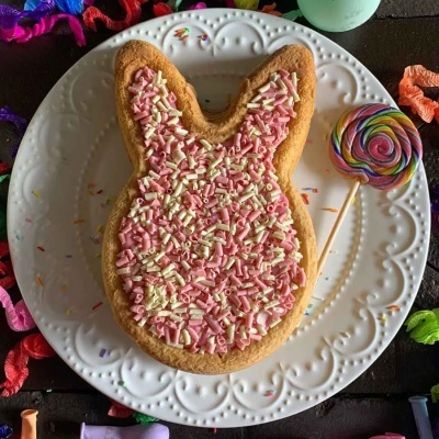 FORMA BALLERINE CABEÇA COELHO 15CMx9.5CMx3.5CM