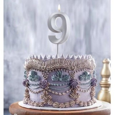 VELA 0 PRATEADO 14.5CM