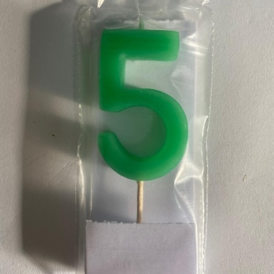 VELA VERDE 5CM