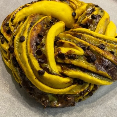 KIT BOLO REI DE PISTACHIO E CHOCOLATE +/-1.1KG