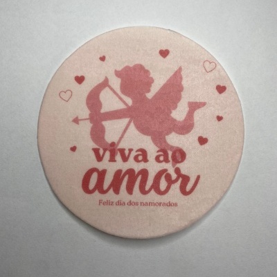 PLACA HOSTIA NAMORADOS REDONDO