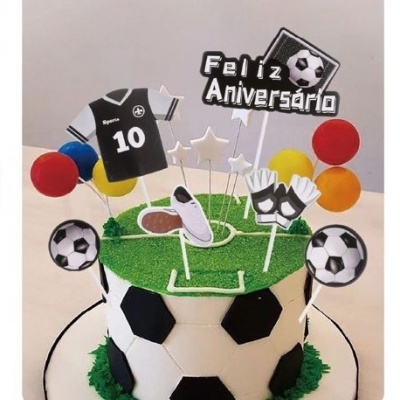 TOPO BOLO FUTEBOL 6PCS 18.5CM
