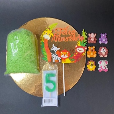 KIT BOLOS ANIMAIS DA SELVA