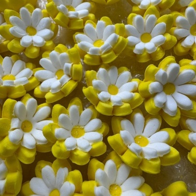 MIMINHOS - MINI MARGARIDAS - FLORES EM AÇUCAR