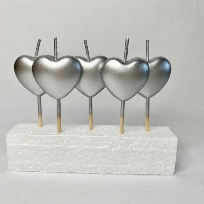 VELA CORAÇÃO 5 UNIDADES