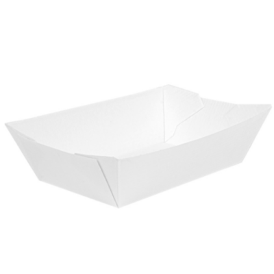 BARQUETAS CARTÃO BRANCO 9,2x5,3x3,4 CM