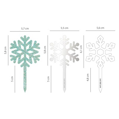 TOPO FLOCO ESPELHO 10.8CM