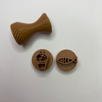 CARIMBO BRIGADEIRO SANTOS POPULARES UNIDADE (ler descrição)