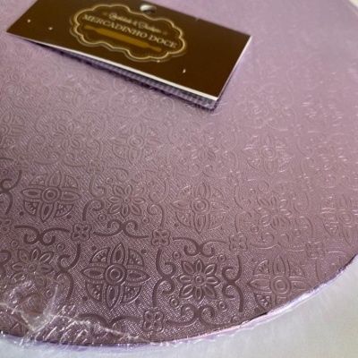 BASE REDONDA VIOLETA 25X1.2CM