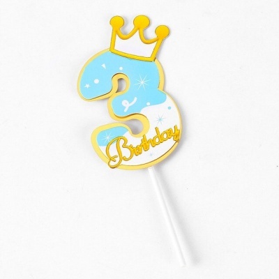 TOPO BOLO NÚMEROS ANIVERSARIO