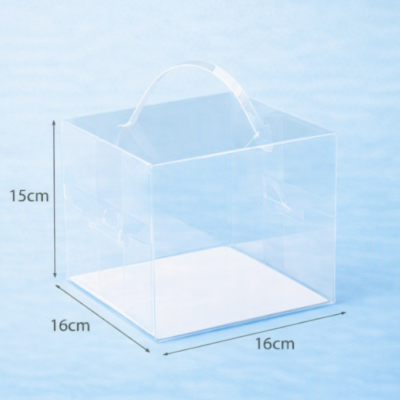 CAIXA ACETATO COM BASE 16X16X15CM