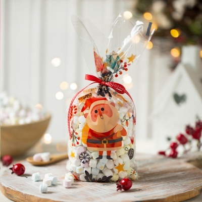 Sacos de feliz natal  20 unidades