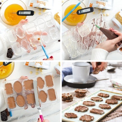 MOLDE POLICARBONATO PARA 10 BOMBONS PLACAS