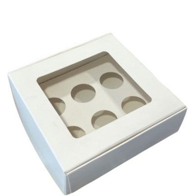 CX.  CARTÃO PARA 6 BRIGADEIROS C\JANELA