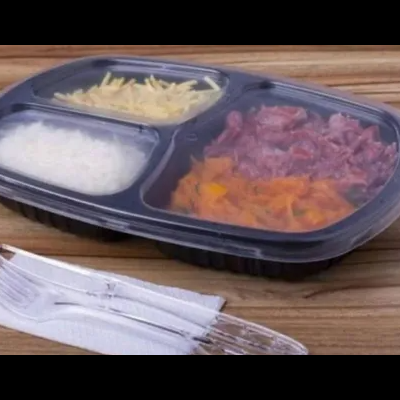 EMBALAGEM TAKE AWAY C\ 3 DIVISORIAS