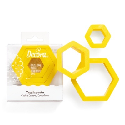 CORTANTE HEXAGONO PLASTICO 3 UN  1,5 - 2,5 - 3,5 X 2,2 HCM