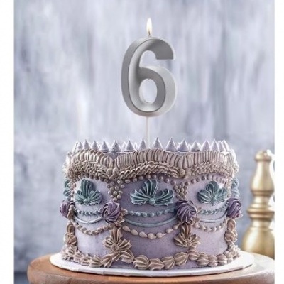 VELA 0 PRATEADO 14.5CM