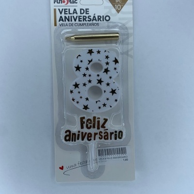 VELA FELIZ ANIVERSÁRIO DOURADO