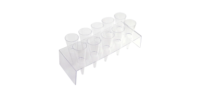 SUPORTE ACRILICO 10 CONES 340X130MM