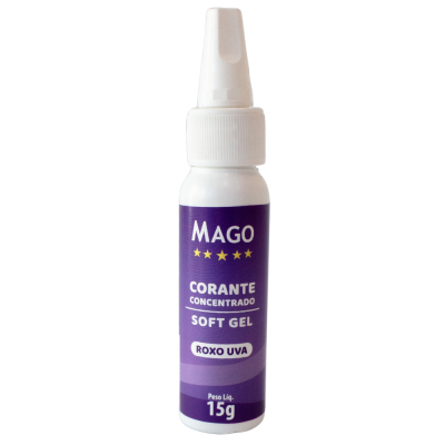 CORANTE SOFT GEL ROXO UVA 15GR MAGO