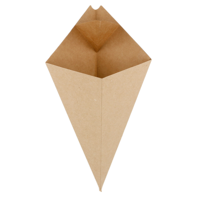 CONE PAPEL C\SEPARADOR KRAFT 16X27CM 100UNID