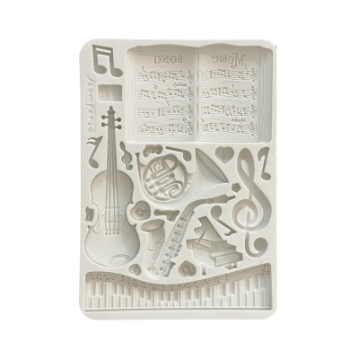 MOLDE SILICONE MUSICA MOLDE SILICONE MUSICA