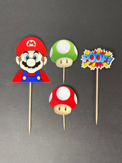 TOPO DE BOLO SUPER MÁRIO