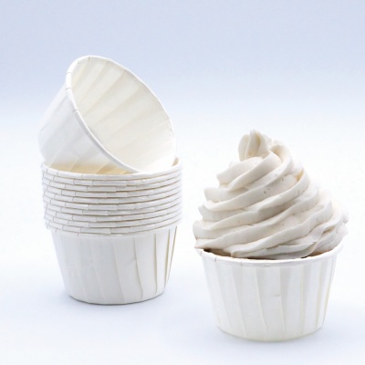 24 Cápsulas Para Cupcake Branca