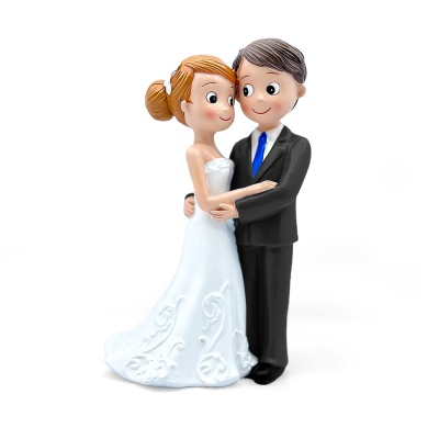 NOIVOS ABRAÇADOS 16CM