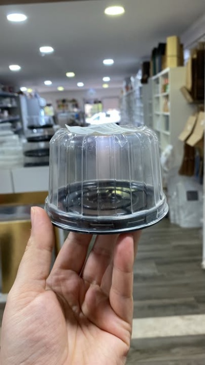 PRATO PRETO C\TAMPA Ø 10,3x6,3 CM UNID.