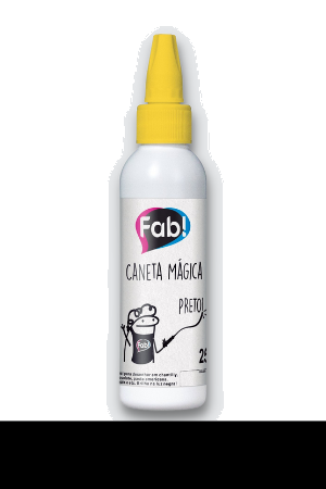 Caneta Mágica FAB Preta 60g