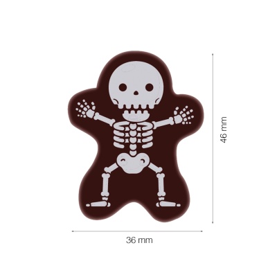 ESQUELETO CHOCOLATE HALLOWEEN 46X36,6MM