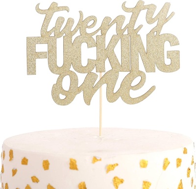 TOPO DE BOLO TWENTY ONE