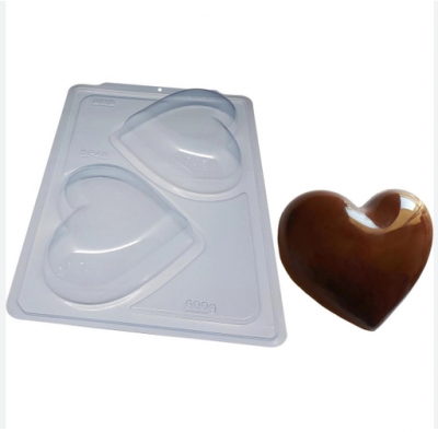 FORMA ACETATO 3 PARTES CORAÇÃO ESPECIAL 500GR FORMA ACETATO 3 PARTES CORAÇÃO ESPECIAL 500GR
