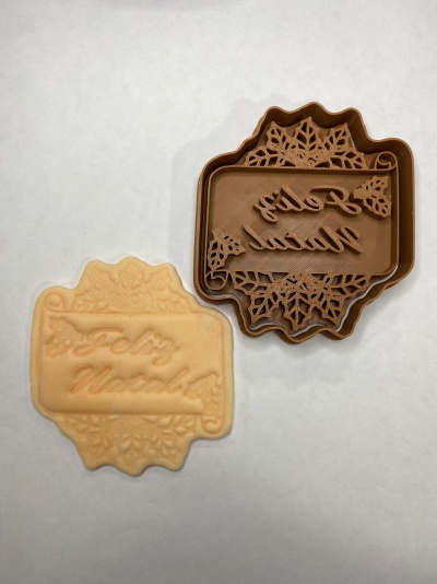 CORTANTE MARCADOR FELIZ NATAL 9X8CM