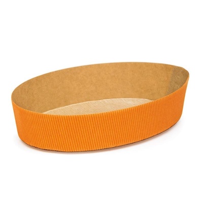 FORMA PAPEL OVO FORNO LARANJA 215X140X50H