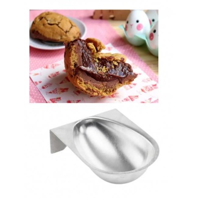 Forma ovo de páscoa de alumínio 19x12.5x6cm