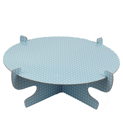 SUPORTE CARTÃO PARA BOLOS AZUL 30CM